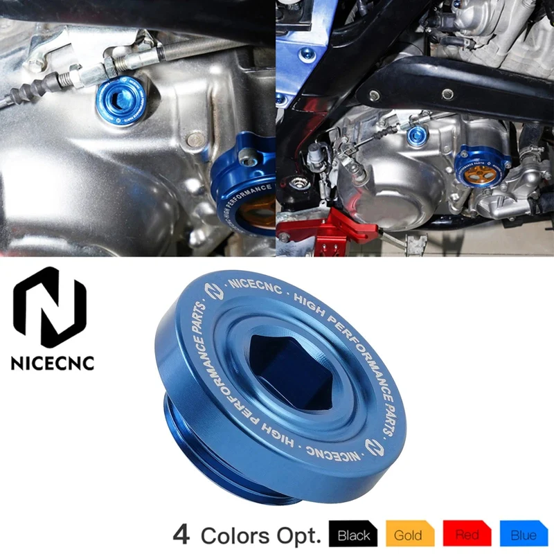 NICECNC Öl Füllstoff Kappe Für Yamaha Raptor 700 700R 2006-2024 Motor Öl Ablauf Stecker Sump Mutter Wolverine X4 YZF r1 ATV Zubehör