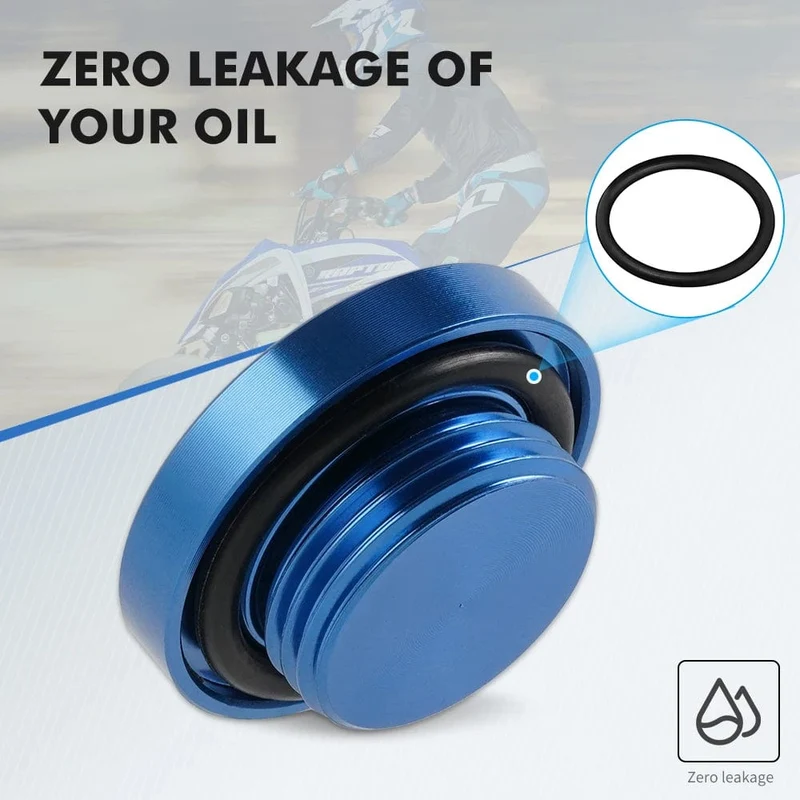 NICECNC Öl Füllstoff Kappe Für Yamaha Raptor 700 700R 2006-2024 Motor Öl Ablauf Stecker Sump Mutter Wolverine X4 YZF r1 ATV Zubehör