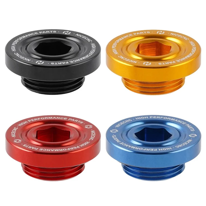 NICECNC Öl Füllstoff Kappe Für Yamaha Raptor 700 700R 2006-2024 Motor Öl Ablauf Stecker Sump Mutter Wolverine X4 YZF r1 ATV Zubehör