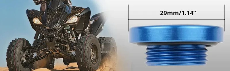 NICECNC Öl Füllstoff Kappe Für Yamaha Raptor 700 700R 2006-2024 Motor Öl Ablauf Stecker Sump Mutter Wolverine X4 YZF r1 ATV Zubehör