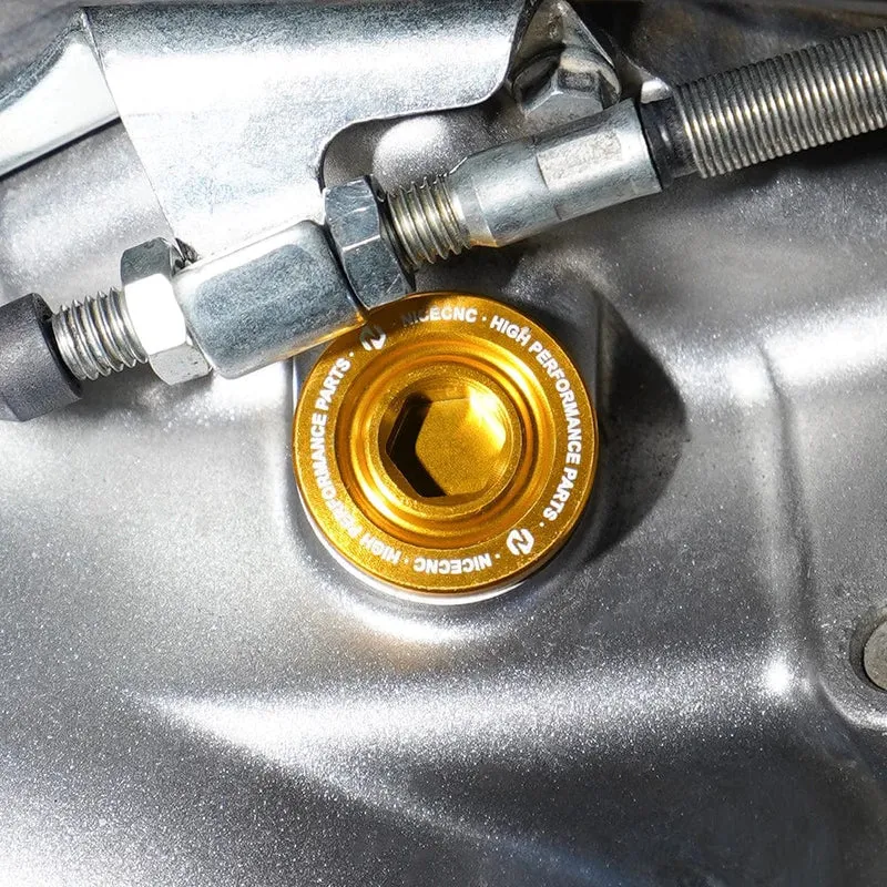 NICECNC Öl Füllstoff Kappe Für Yamaha Raptor 700 700R 2006-2024 Motor Öl Ablauf Stecker Sump Mutter Wolverine X4 YZF r1 ATV Zubehör