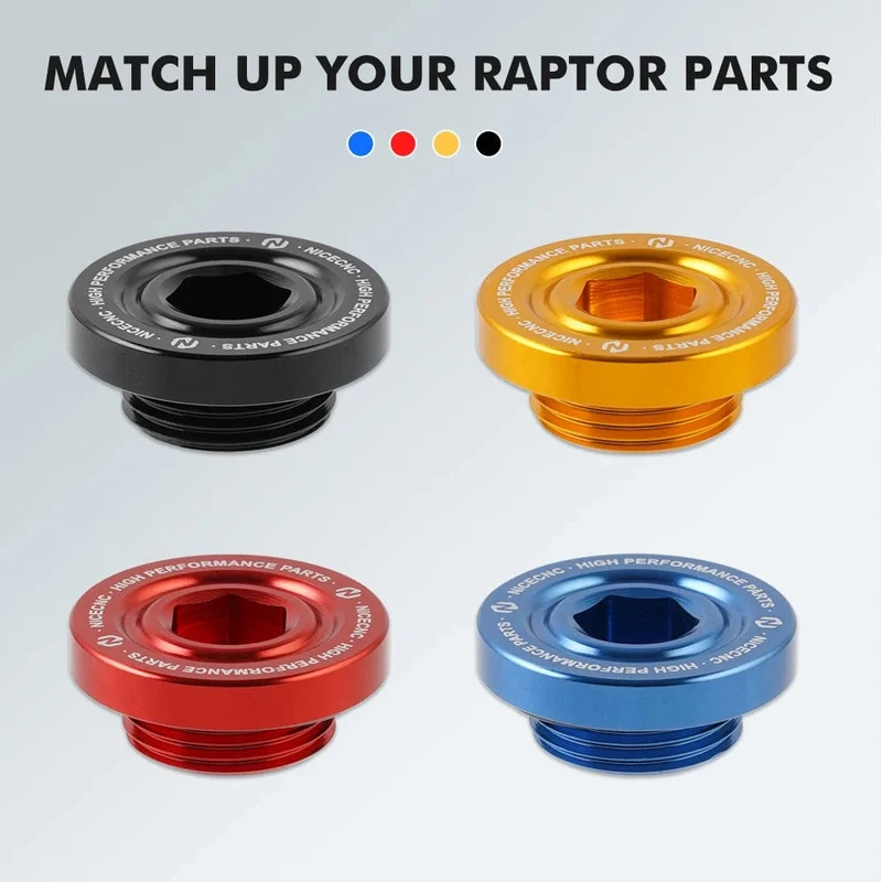 NICECNC Öl Füllstoff Kappe Für Yamaha Raptor 700 700R 2006-2024 Motor Öl Ablauf Stecker Sump Mutter Wolverine X4 YZF r1 ATV Zubehör