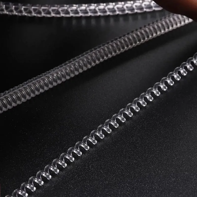 4 teile/los Transparent Spirale Basierend Ring Werkzeuge Frühling Spule Ring Größe Teller Schutz Spanner Minderer Größenänderung Werkzeug Für Schmuck