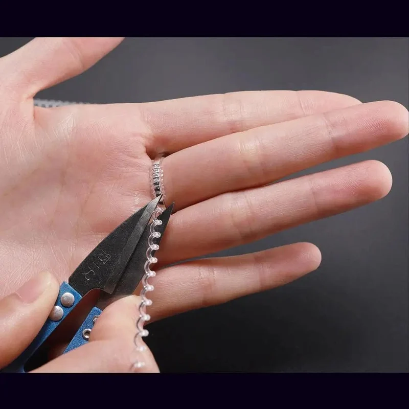 4 teile/los Transparent Spirale Basierend Ring Werkzeuge Frühling Spule Ring Größe Teller Schutz Spanner Minderer Größenänderung Werkzeug Für Schmuck