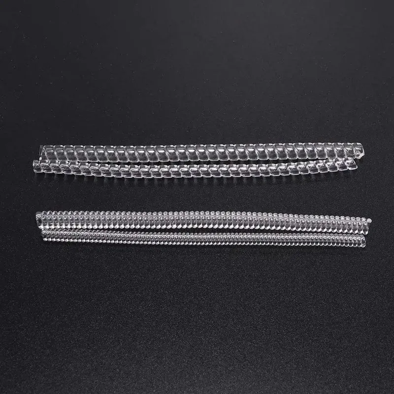 4 teile/los Transparent Spirale Basierend Ring Werkzeuge Frühling Spule Ring Größe Teller Schutz Spanner Minderer Größenänderung Werkzeug Für Schmuck