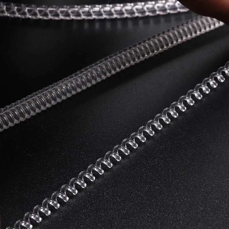 4 teile/los Transparent Spirale Basierend Ring Werkzeuge Frühling Spule Ring Größe Teller Schutz Spanner Minderer Größenänderung Werkzeug Für Schmuck