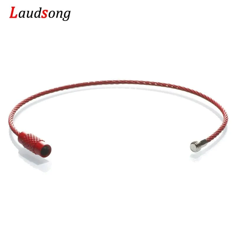 10 stücke Bunte Edelstahl Draht Schlüsselbund Kabel Schleife Schraube Lock Seil Schlüssel Halter Schlüsselring Schlüssel Kette Ringe Outdoor Werkzeuge