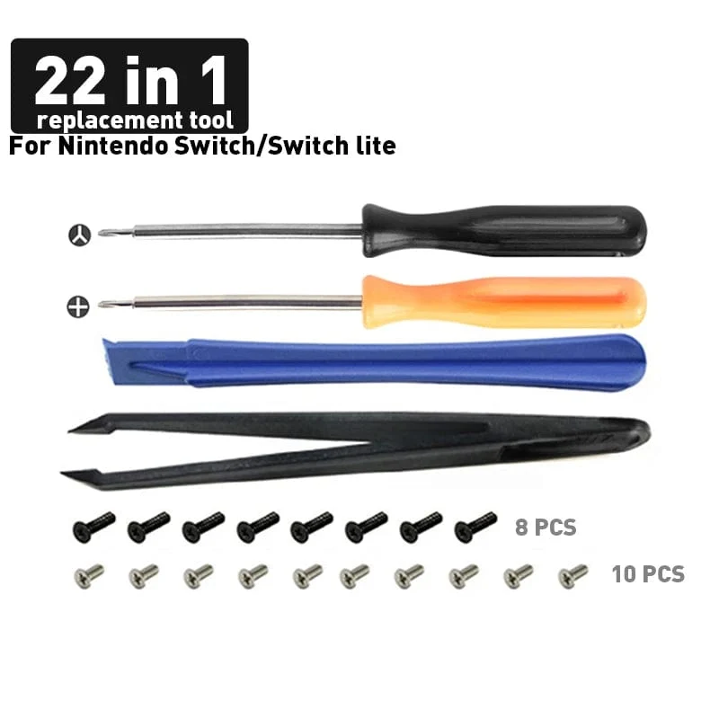 DATA FROG 3D Analog-Joystick, Daumenstick, kompatibel mit Nintendo Switch Joypad, Ersatz-Reparaturset, Werkzeug für Switch Lite