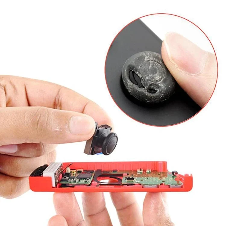 DATA FROG 3D Analog-Joystick, Daumenstick, kompatibel mit Nintendo Switch Joypad, Ersatz-Reparaturset, Werkzeug für Switch Lite