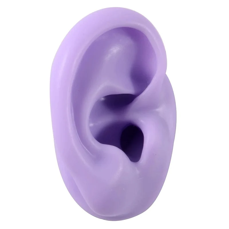 1PC Weiche Ohr Silikon Piercing Modell Tattoo Praxis Werkzeuge Ohrring Schmuck Display Acryl Display Stand Kit Heißer Verkauf