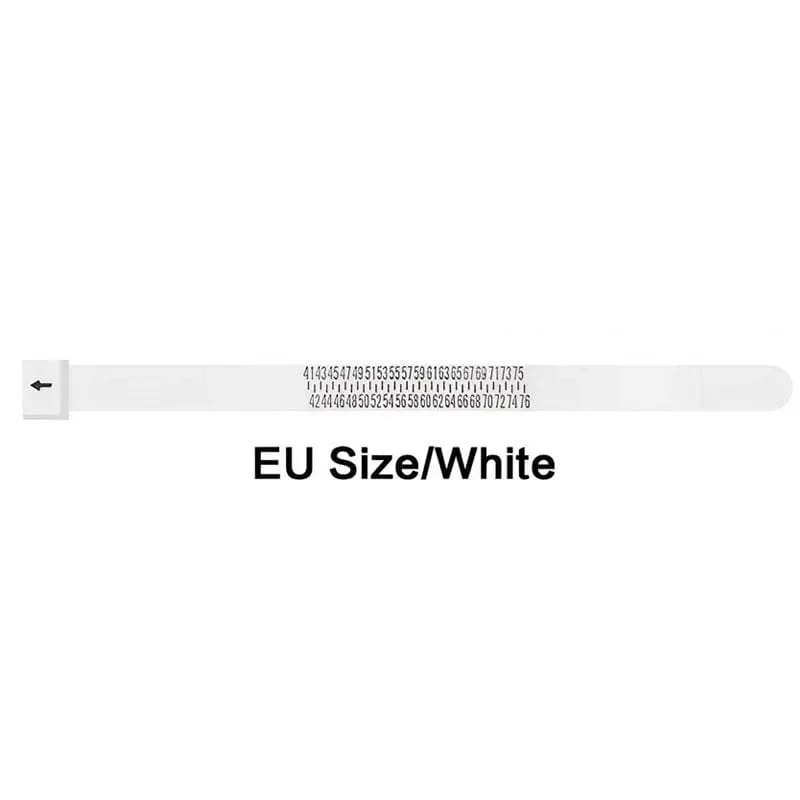 KISMIS 1 STÜCK Weiß/Schwarz US/EU Größen Ehering Band Ringmaß Messen Original Tester Fingermessgerät Schmuck Zubehör Werkzeuge