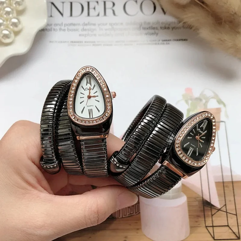 Damen-Quarzuhr, Armband aus Edelstahl, modische goldene Damenuhren, hochwertige Luxus-Damenarmbanduhr (nur Uhr)