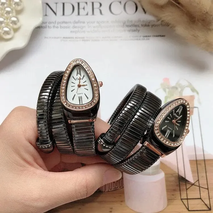 Damen-Quarzuhr, Armband aus Edelstahl, modische goldene Damenuhren, hochwertige Luxus-Damenarmbanduhr (nur Uhr)