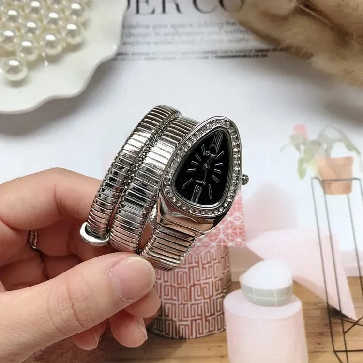 Damen-Quarzuhr, Armband aus Edelstahl, modische goldene Damenuhren, hochwertige Luxus-Damenarmbanduhr (nur Uhr)