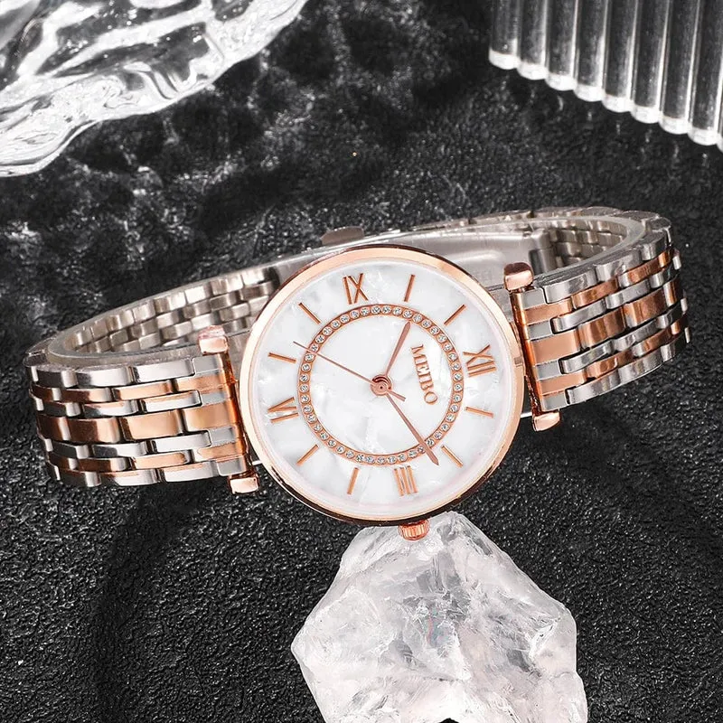 Frauen Luxus Kristall Frauen Armband Uhren Top Marke Mode Diamant Damen Quarz Uhr Stahl Weibliche Armbanduhr