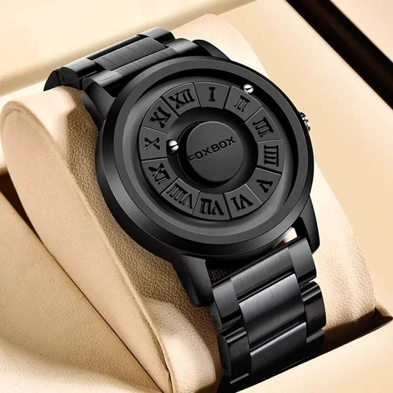 LIGE Luxusuhr Männer Kreative Scrollzeiger Magnetkraft Sportuhren Männer Quarz Chronograph Mann Uhr Relogio Masculino
