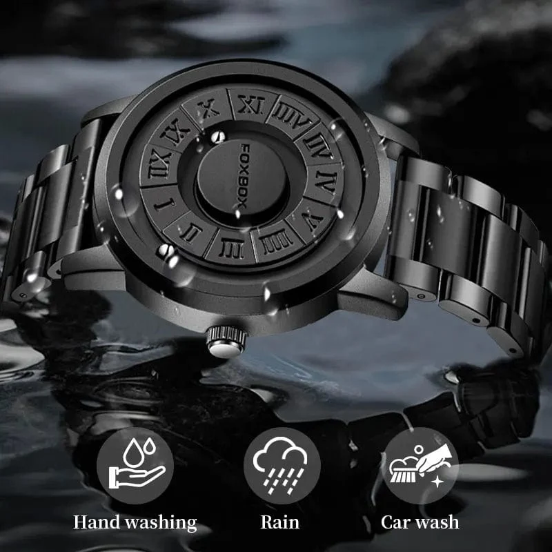 LIGE Luxusuhr Männer Kreative Scrollzeiger Magnetkraft Sportuhren Männer Quarz Chronograph Mann Uhr Relogio Masculino