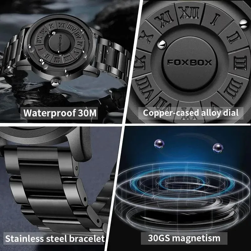LIGE Luxusuhr Männer Kreative Scrollzeiger Magnetkraft Sportuhren Männer Quarz Chronograph Mann Uhr Relogio Masculino