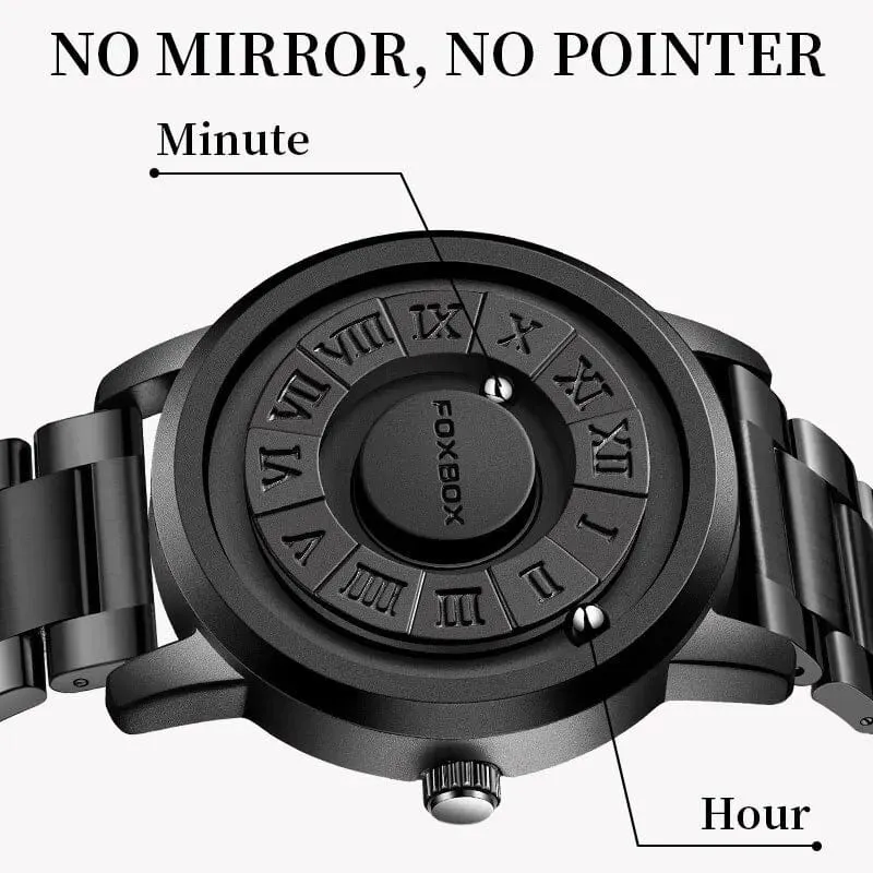 LIGE Luxusuhr Männer Kreative Scrollzeiger Magnetkraft Sportuhren Männer Quarz Chronograph Mann Uhr Relogio Masculino
