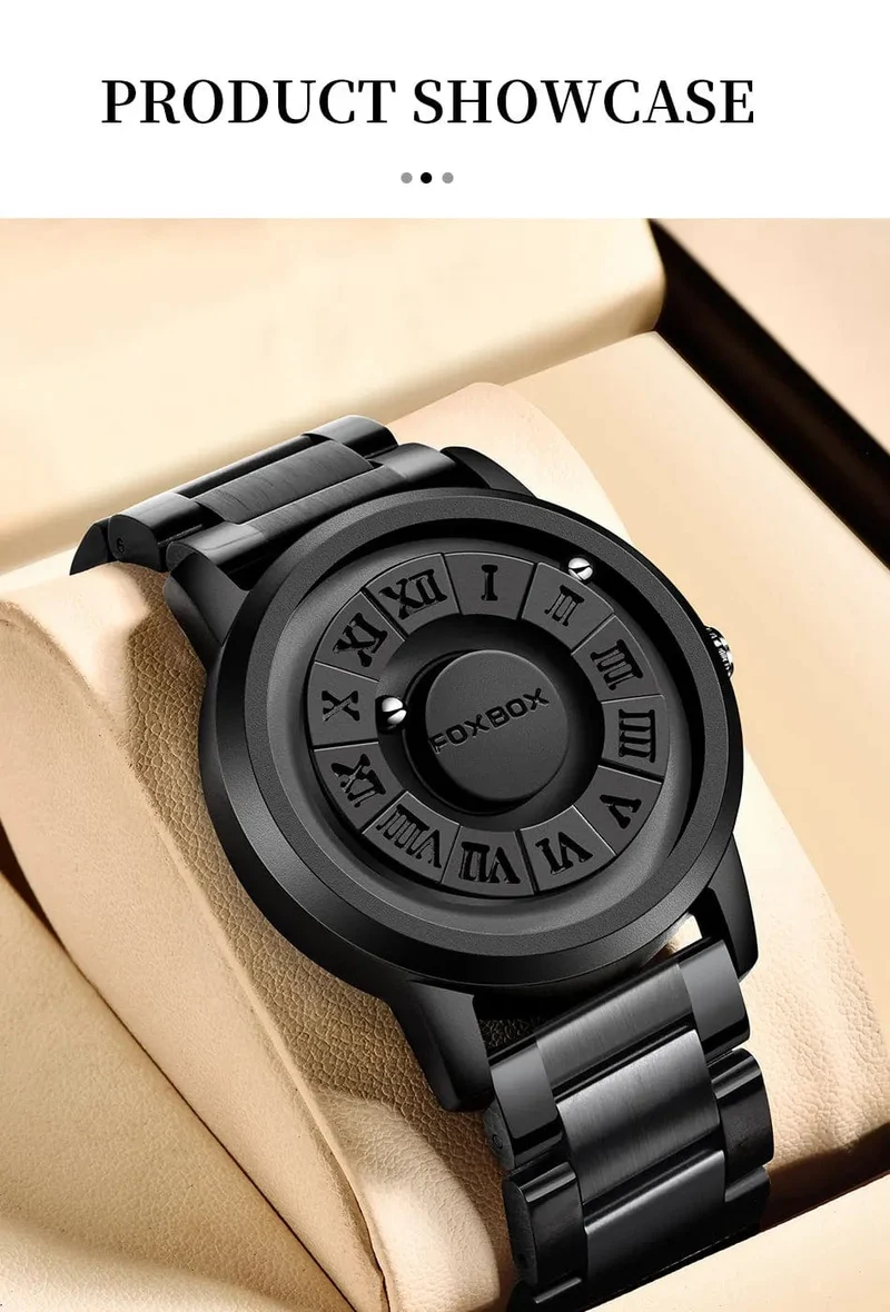 LIGE Luxusuhr Männer Kreative Scrollzeiger Magnetkraft Sportuhren Männer Quarz Chronograph Mann Uhr Relogio Masculino