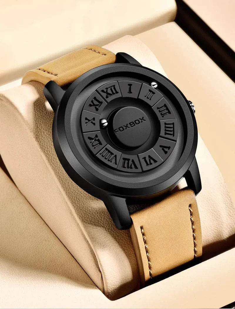 LIGE Luxusuhr Männer Kreative Scrollzeiger Magnetkraft Sportuhren Männer Quarz Chronograph Mann Uhr Relogio Masculino