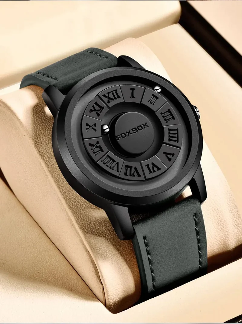 LIGE Luxusuhr Männer Kreative Scrollzeiger Magnetkraft Sportuhren Männer Quarz Chronograph Mann Uhr Relogio Masculino