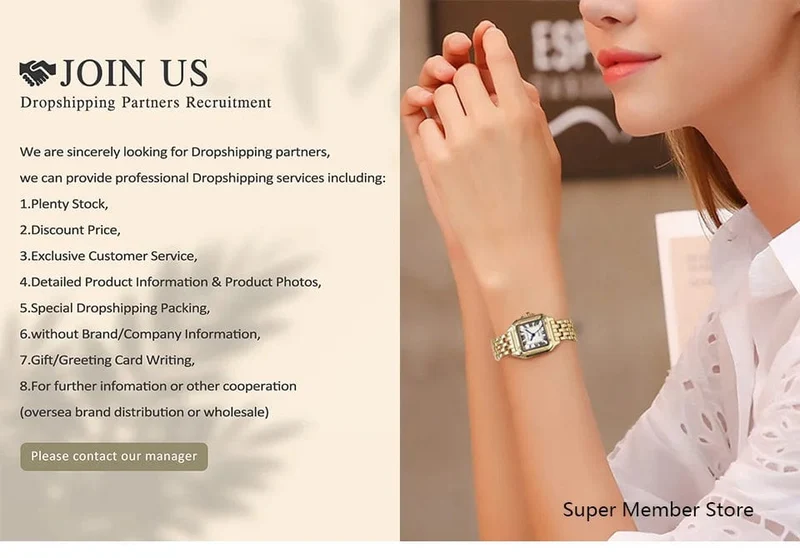 Luxus Damen Mode Quarzuhr Einfache Skala Quadrat Qualität Vergoldet Frauen Uhren Business Edelstahl Klapp Uhr
