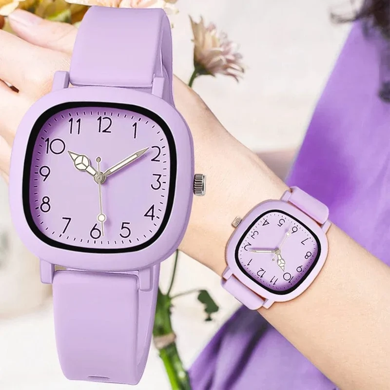 Mode Frauen Uhr Silikon Quarz Armbanduhren Für Frauen Uhr Weihnachten Geschenk Valentinstag Damen Uhren Reloj Mujer