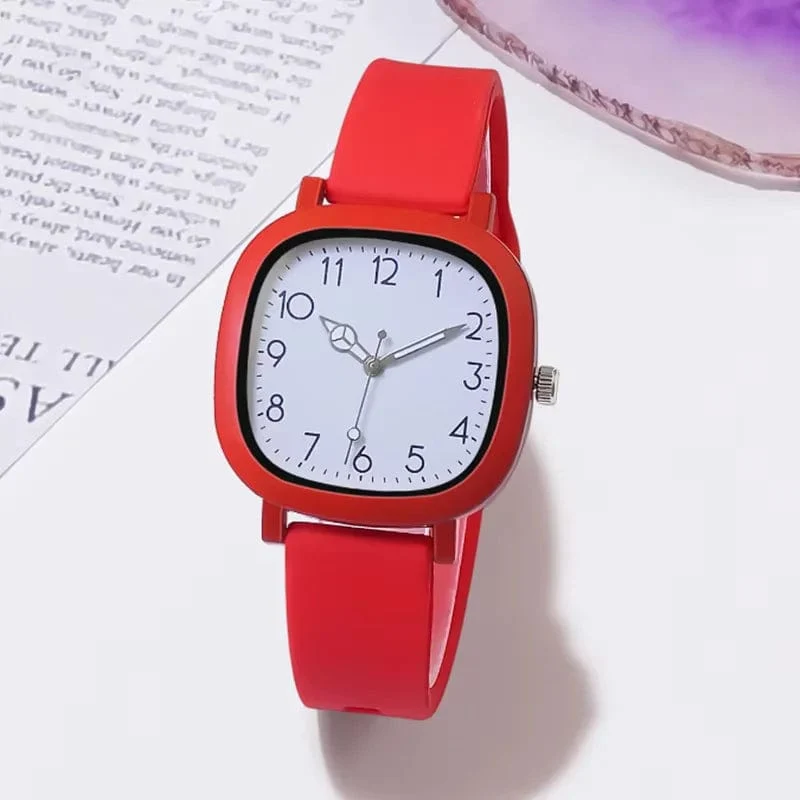 Mode Frauen Uhr Silikon Quarz Armbanduhren Für Frauen Uhr Weihnachten Geschenk Valentinstag Damen Uhren Reloj Mujer