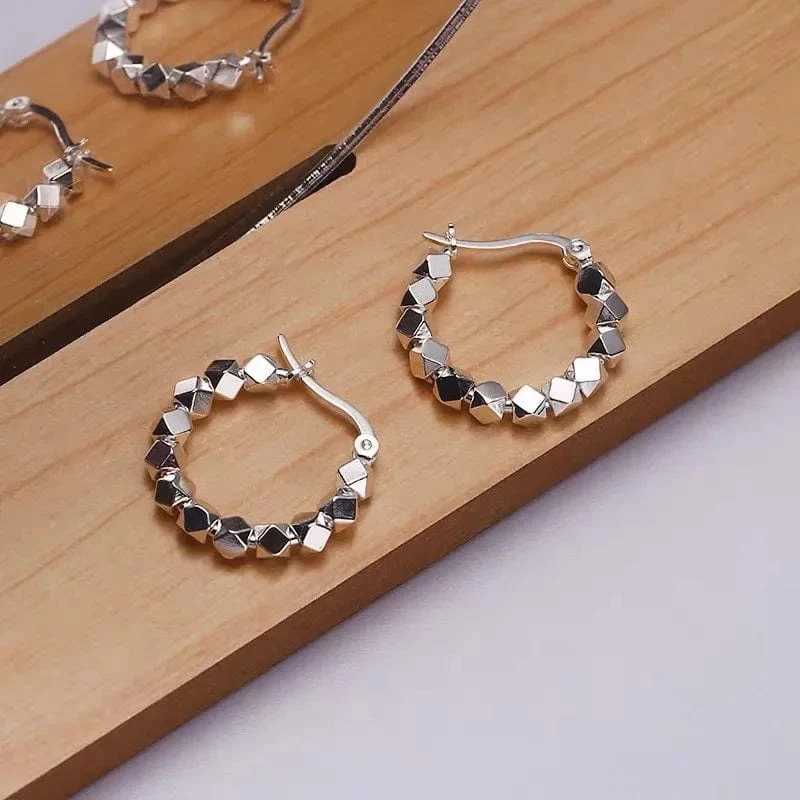 925 Sterling Silber Heißer Verkauf creolen Einfache Temperament Exquisite Heißer Semale Sexy Schmuck Geschenk