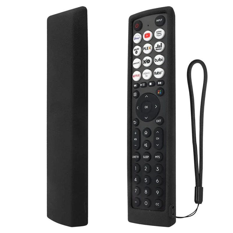 Silikonhülle passend für Hisense Smart Vidaa TV-Fernbedienung EN2J36H EN2F36H EN2D36H ERF2N36H Schutzhülle Anti-Rutsch