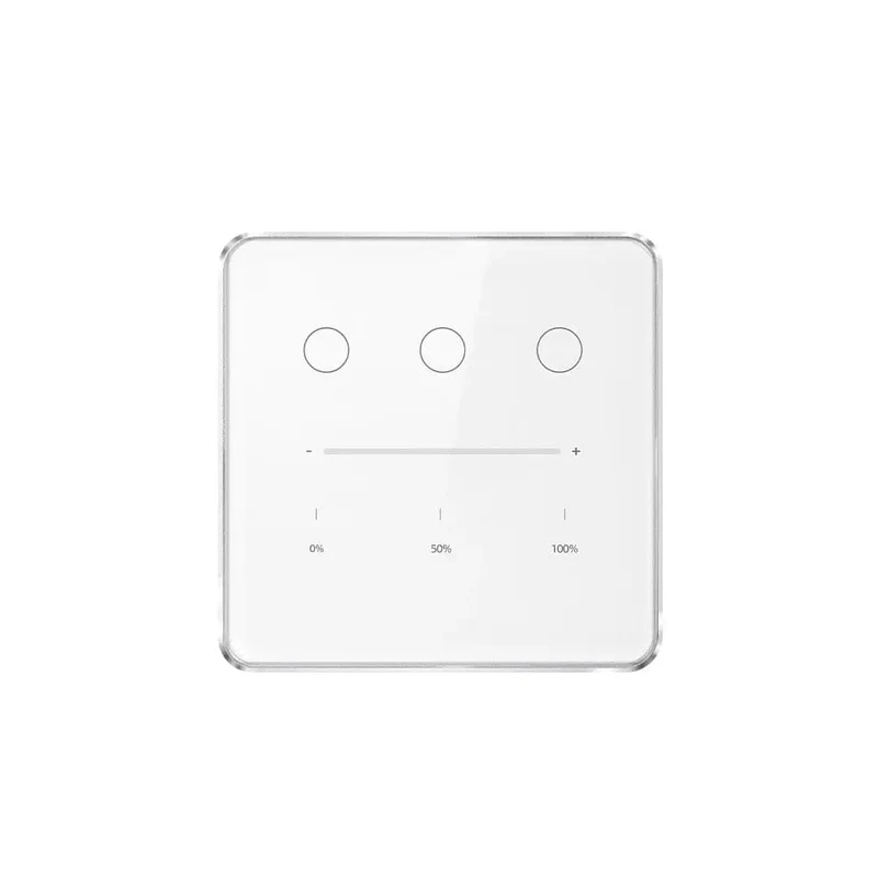 Zemismart Tuya Zigbee Smart Dimmer Schalter 3 Gang Smart Leben APP Fernbedienung US EU Standard Licht Schalter Prozentsatz Control