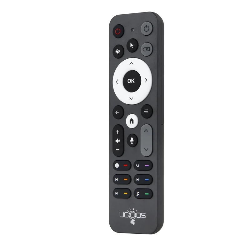UGOOS UR02 BT Fernbedienung Sprachsteuerung Ersatz für Ugoos TOX1 TOX3 TOX4 AM8 PRO AM6B PLUS X4 X4Q Cube Pro Extra TV Box