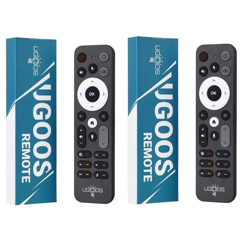 UGOOS UR02 BT Fernbedienung Sprachsteuerung Ersatz für Ugoos TOX1 TOX3 TOX4 AM8 PRO AM6B PLUS X4 X4Q Cube Pro Extra TV Box