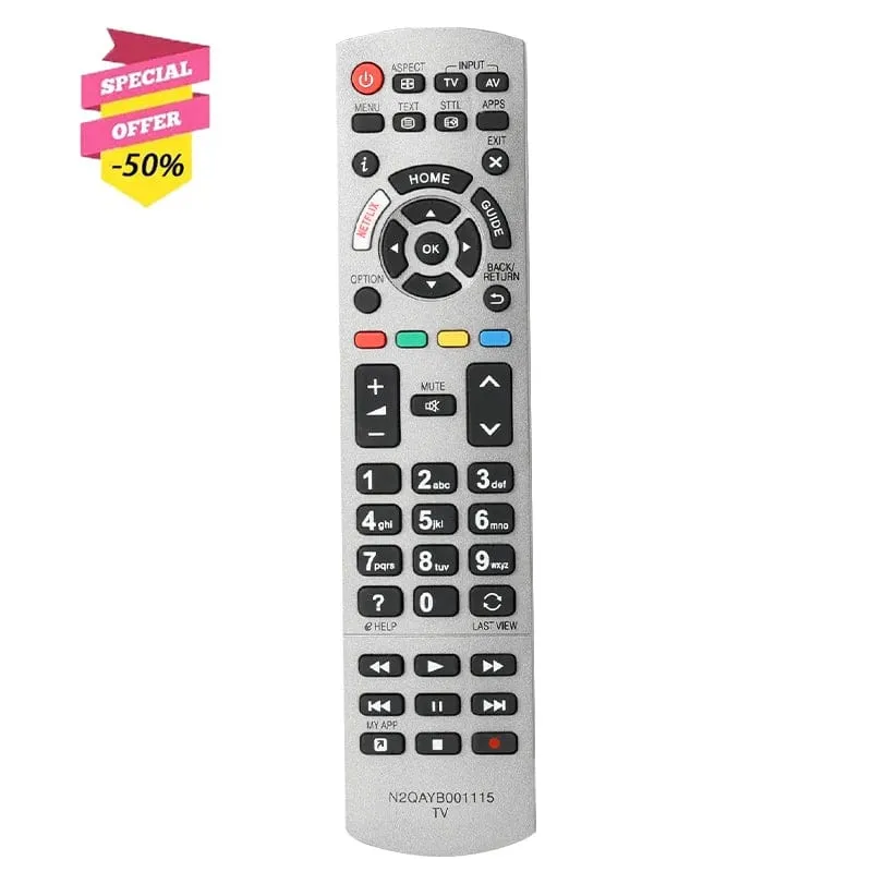 N2QAYB001115 Fernbedienung Für Panasonic TV TX-40EXW734 TX-40EXW735 TX-43EXW754 TX-49EX610E TX-49EX613E TX-50EX700B TX-50EX700E