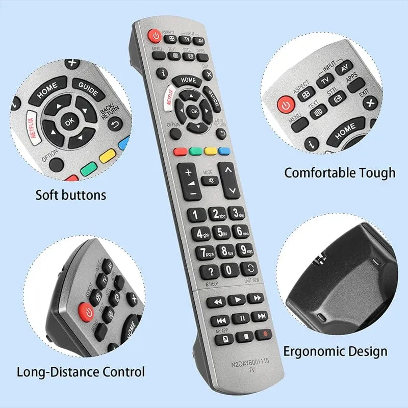 N2QAYB001115 Fernbedienung Für Panasonic TV TX-40EXW734 TX-40EXW735 TX-43EXW754 TX-49EX610E TX-49EX613E TX-50EX700B TX-50EX700E