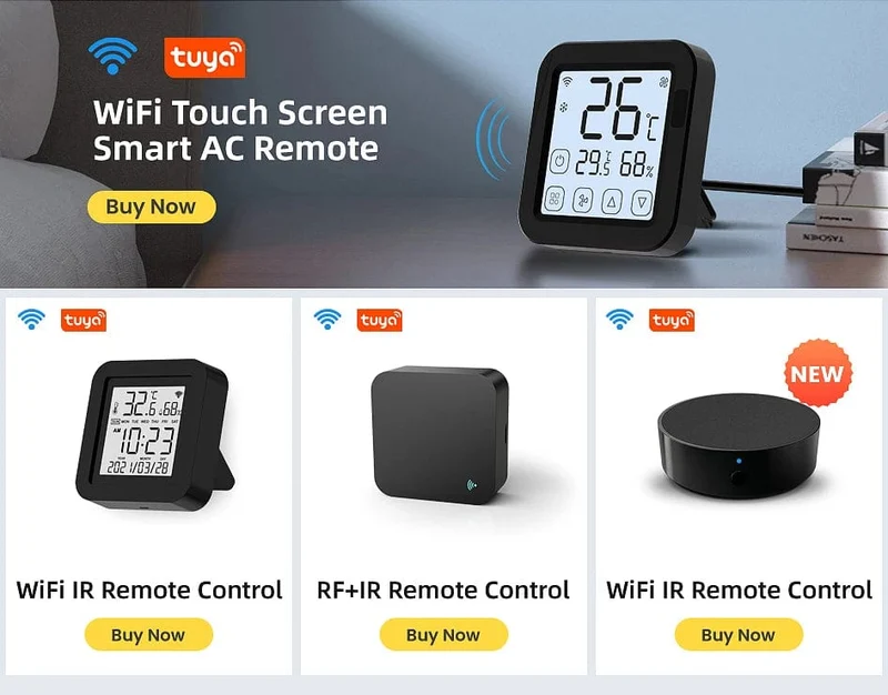 AVATTO Tuya Universal WiFi RF+IR Fernbedienung mit DIY RF433/RF315 Geräten, intelligente Infrarot-Fernbedienung für AC/TV/DVD