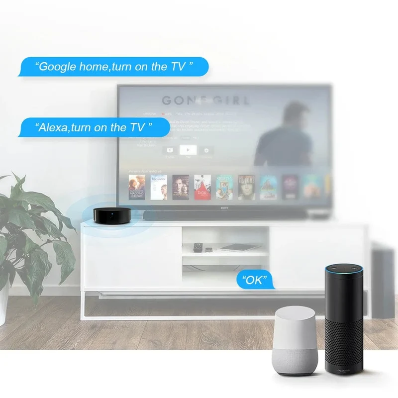 AVATTO Tuya Universal WiFi RF+IR Fernbedienung mit DIY RF433/RF315 Geräten, intelligente Infrarot-Fernbedienung für AC/TV/DVD