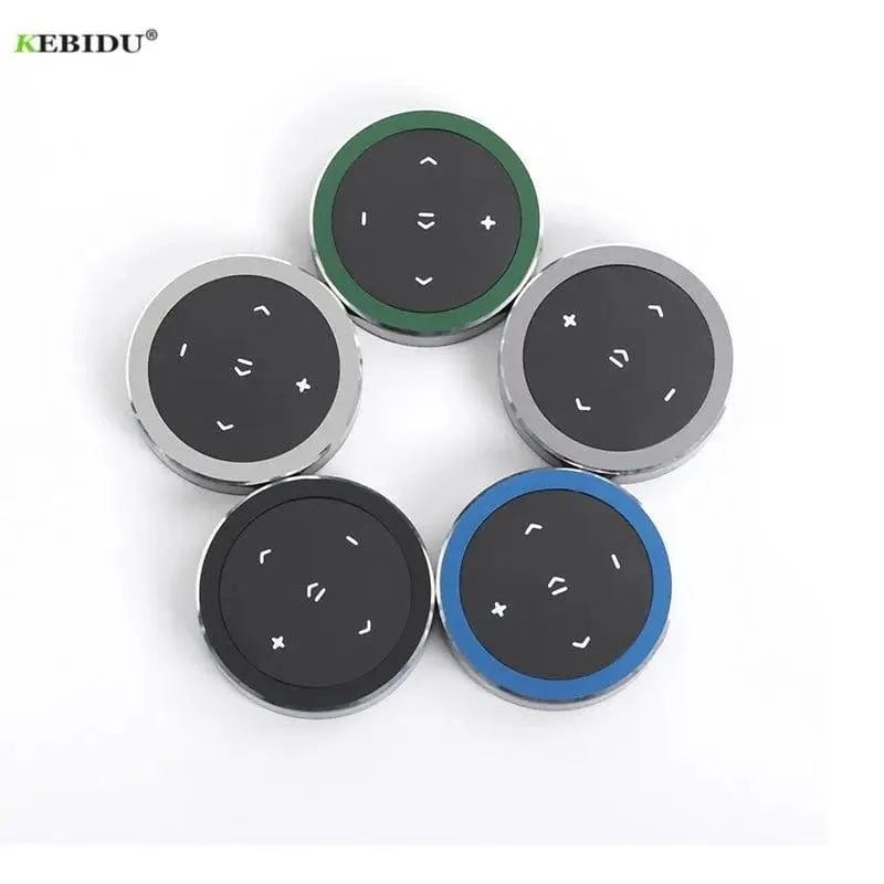 Kebidu Drahtlose Bluetooth Media Lenkrad Fernbedienung Mini Mp3 Fernbedienung Für Android IOS Smartphone Controller