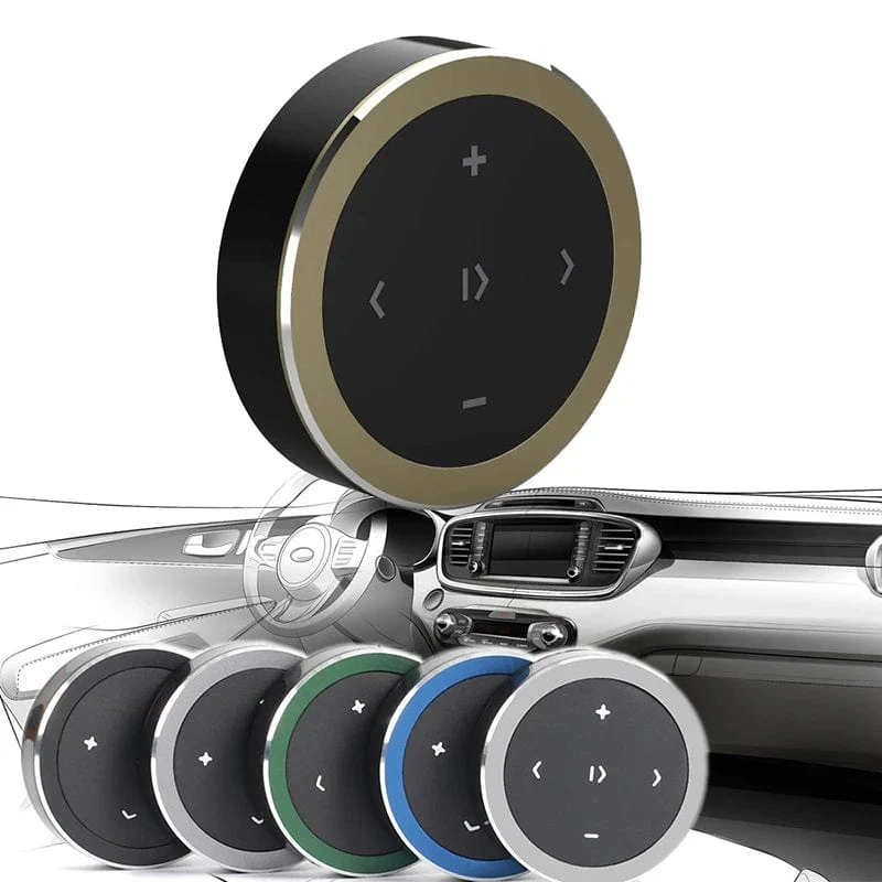 Kebidu Drahtlose Bluetooth Media Lenkrad Fernbedienung Mini Mp3 Fernbedienung Für Android IOS Smartphone Controller