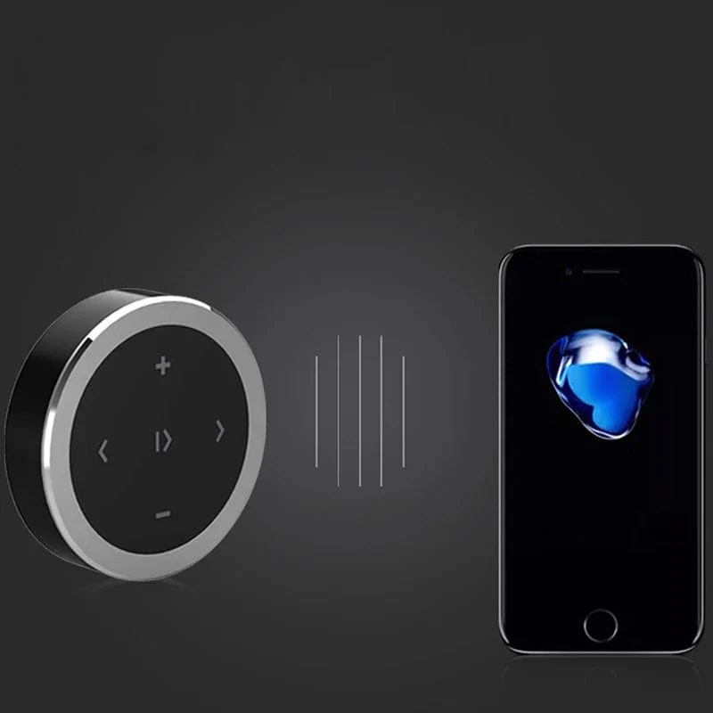Kebidu Drahtlose Bluetooth Media Lenkrad Fernbedienung Mini Mp3 Fernbedienung Für Android IOS Smartphone Controller