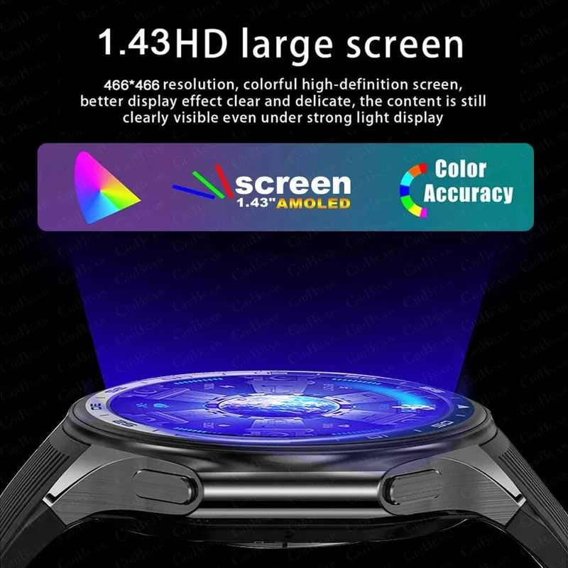 Neu Für OPPO Uhr X Business Smart Uhr Männer AMOLED HD Bildschirm 32G Speicher Herz Rate Sport