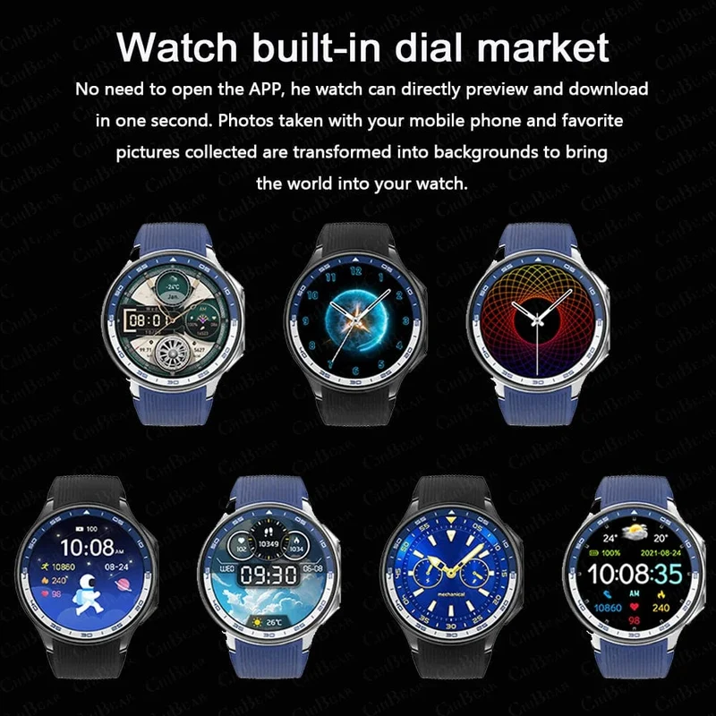 Neu Für OPPO Uhr X Business Smart Uhr Männer AMOLED HD Bildschirm 32G Speicher Herz Rate Sport