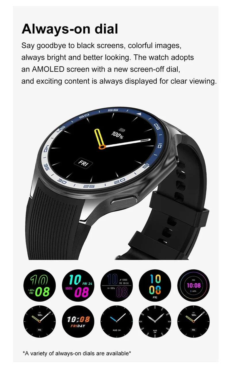 Neu Für OPPO Uhr X Business Smart Uhr Männer AMOLED HD Bildschirm 32G Speicher Herz Rate Sport