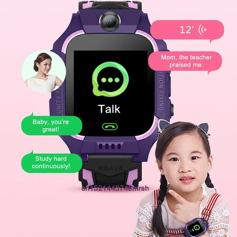 Kinder Smart Watch LBS Position Baby Phone 2G Uhr Taschenlampe Kamera SOS Kinder Smartwatch für Jungen Mädchen Geschenke PK Q12 Q15