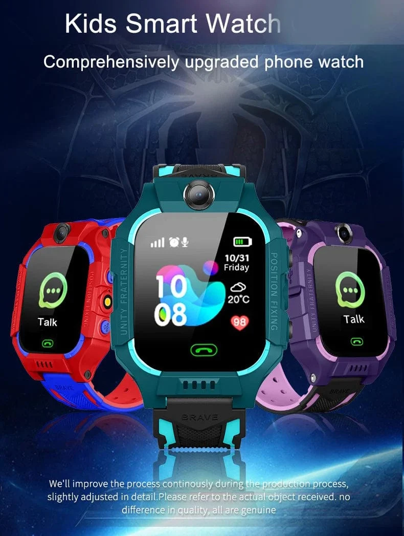 Kinder Smart Watch LBS Position Baby Phone 2G Uhr Taschenlampe Kamera SOS Kinder Smartwatch für Jungen Mädchen Geschenke PK Q12 Q15
