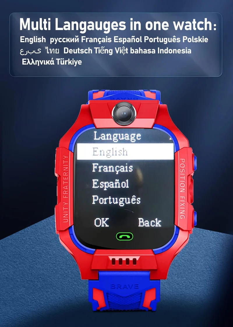 Kinder Smart Watch LBS Position Baby Phone 2G Uhr Taschenlampe Kamera SOS Kinder Smartwatch für Jungen Mädchen Geschenke PK Q12 Q15