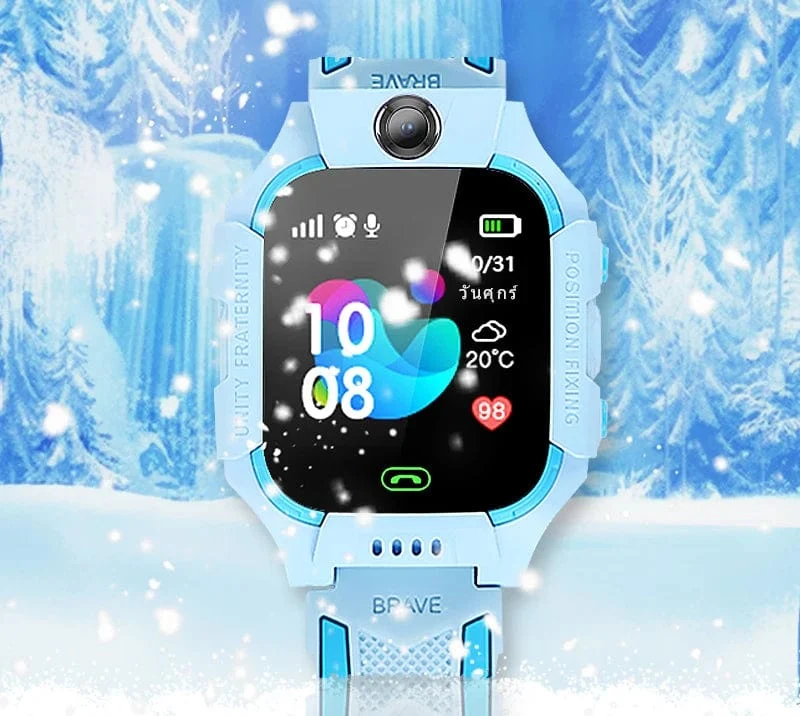 Kinder Smart Watch LBS Position Baby Phone 2G Uhr Taschenlampe Kamera SOS Kinder Smartwatch für Jungen Mädchen Geschenke PK Q12 Q15