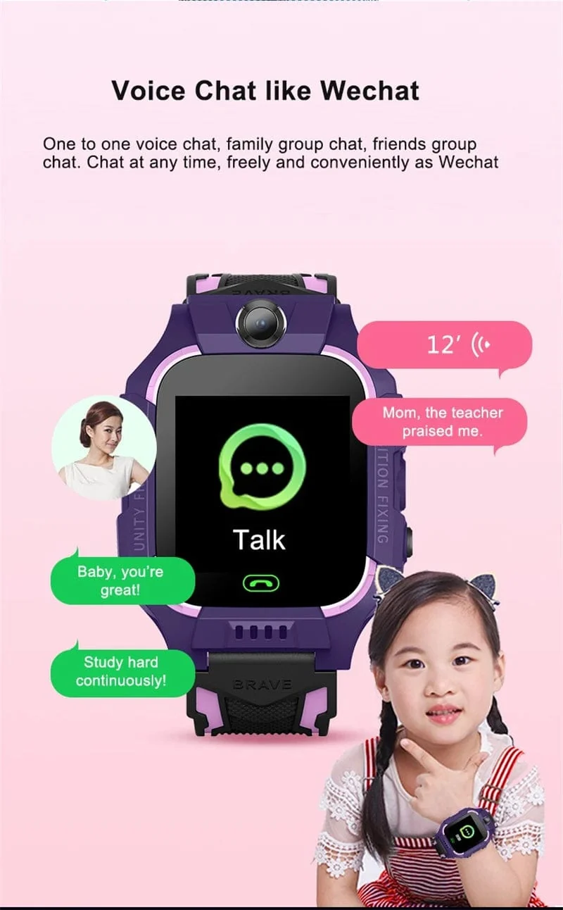 Kinder Smart Watch LBS Position Baby Phone 2G Uhr Taschenlampe Kamera SOS Kinder Smartwatch für Jungen Mädchen Geschenke PK Q12 Q15