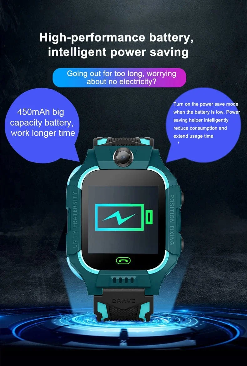 Kinder Smart Watch LBS Position Baby Phone 2G Uhr Taschenlampe Kamera SOS Kinder Smartwatch für Jungen Mädchen Geschenke PK Q12 Q15